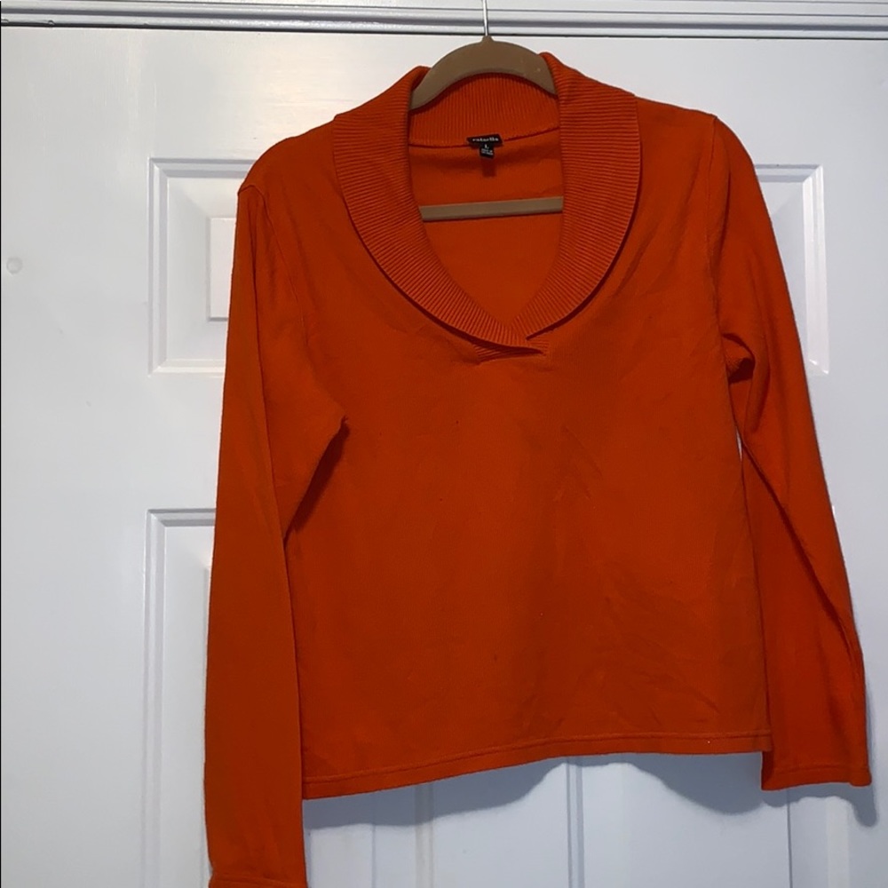 ⭐️ 3 for $15 Orange Rafaella Sweater